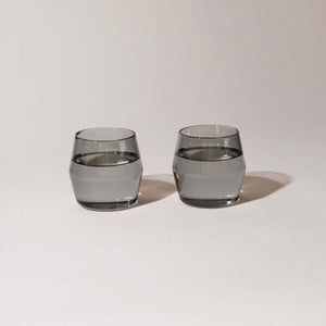 Cinza Luxe Glass Duo